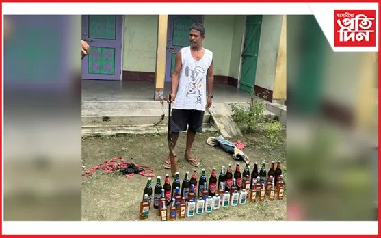 বিজনীত আৰক্ষী-এছএছবিৰ যৌথ অভিযানঃ সুৰা, হস্ত নিৰ্মিত বন্দুকসহ এজনক গ্ৰেপ্তাৰ