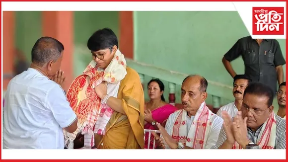 গহপুৰত মণ্ডল কংগ্ৰেছৰ সভাপতিৰ প্ৰশিক্ষণ সন্মিলনত চৰকাৰৰ বিৰুদ্ধে আক্ৰমণাত্মক মীৰা বৰঠাকুৰ