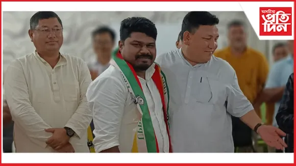 সদৌ চাওঁতাল ছাত্ৰ সন্থাৰ প্ৰাক্তন সাধাৰণ সম্পাদক ৰিমান চৰেনৰ ইউপিপিএলত যোগদান