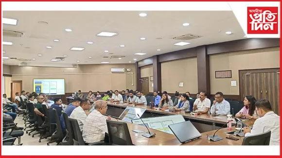 মৰূপ জিলাৰ আয়ুক্তৰ কাৰ্যালয়ৰ প্ৰেক্ষাগৃহত ডিজিটেল শস্য জৰীপৰ প্ৰশিক্ষণ