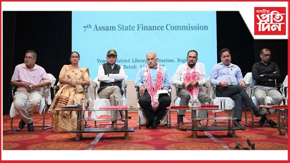 নগাঁও জিলাত সপ্তম অসম ৰাজ্যিক বিত্ত আয়োগৰ অধ্যক্ষ অৱসৰপ্ৰাপ্ত লেফটেনেণ্ট জেনেৰেল ৰাণা প্ৰতাপ কলিতা