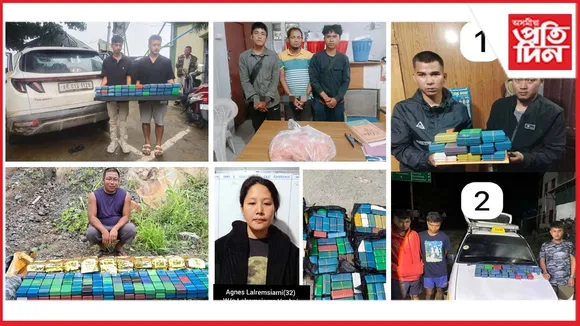 মিজোৰামত ৩০২ কোটিৰ নিচাজাতীয় দ্ৰব্য জব্দঃ গ্ৰেপ্তাৰ অসমসহ অন্য ৰাজ্যৰ ১৬ সৰবৰাহকাৰী