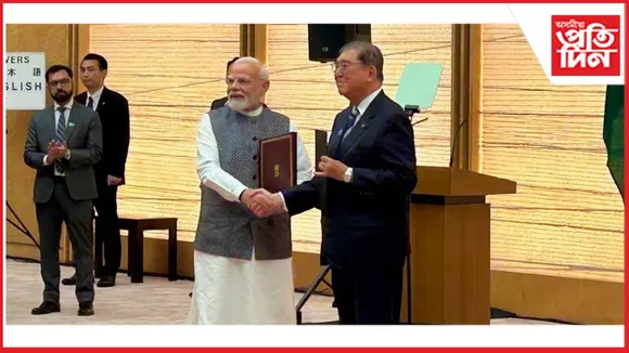 বন্ধু মোডীক হিন্দীতেই উত্তৰ দিলে জাপানৰ প্ৰধানমন্ত্ৰীয়ে