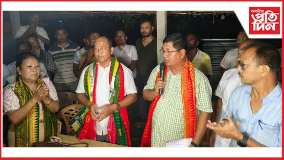 গৌৰৱ গগৈৰ বিৰুদ্ধে ক্ষোভেৰে পদত্যাগঃ APCC ৰ সাধাৰণ সম্পাদক গৰ্জন মুছাহাৰীৰ UPPL ত যোগদান