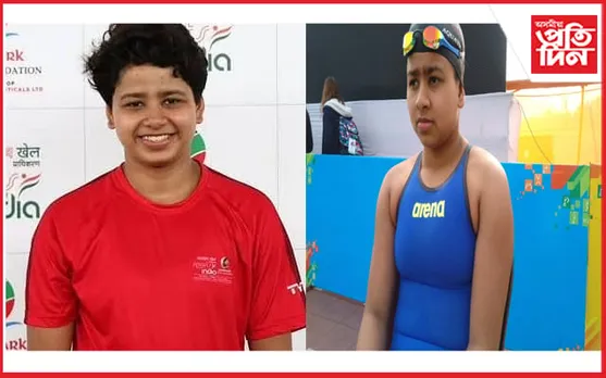 ৰাষ্ট্রীয় ছিনিয়ৰ সাঁতোৰত ১৩ বছৰীয়া অভিলেখ ভংগ অসমৰ আস্থা চৌধুৰীৰ... 