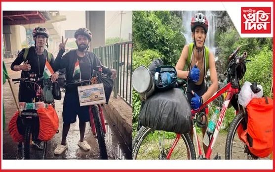 মৰিয়নিৰ পৰা চাইকেলেৰে কেডাৰনাথ ভ্ৰমণ কৰি পুনৰ মৰিয়নিত উপস্থিত দুই যুৱক...
