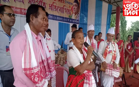 বকোৰ  ভূপেন্দ্ৰ সঙ্গীত প্ৰতিযোগিতাত পদ্মশ্ৰী বীৰুবালা ৰাভা...