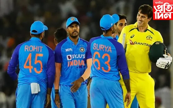 সমতা স্থাপনৰ লক্ষ্য়ৰে অষ্ট্ৰেলিয়াৰ সন্মুখত ভাৰত...