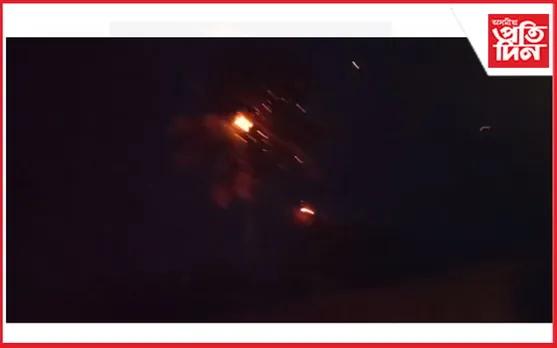 বটদ্ৰৱাৰ হাটীযুজুৱা গাঁৱত ব্ৰজপাতৰ ভয়ংকৰ দৃশ্য
