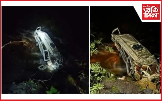 পৰ্যটক কঢ়িয়াই নিয়া বাহন বাগৰিল দ খাৱৈতঃ ৭ জন নিহত, ১০ জনৰ অৱস্থা গুৰুতৰ...
