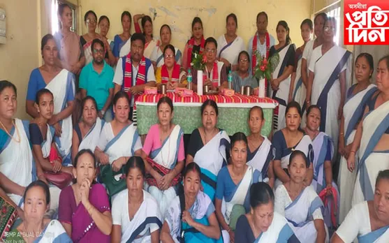 জোনাইত কৃৰ্তী চিকিৎসক আৰু স্বাস্থ্য কৰ্মীক বিদায় সম্বৰ্ধনা