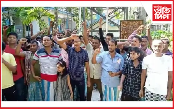  হাতীপুখুৰীত বিশুদ্ধ খোৱা পানীৰ বাবে  ৰাইজৰ উত্তাল প্ৰতিবাদ