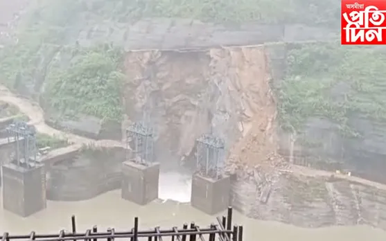 তাচপাতৰ দৰে খহি পৰিছে গেৰুকামুখৰ ঠুনুকা পাহাৰঃ ধাৰাবাহিক ভূমিস্খলনে মাতিছে ভয়ানক বিপদ... 