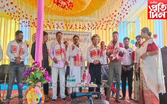 চৰাইবাহী মহাবিদ্যালয়ৰ নৱাগত আদৰণি সভাত উপায়ুক্ত দেৱাশীষ শৰ্মা...