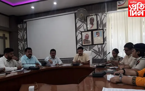 কালী পূজা, ষট পূজা উদযাপনৰ বাবে ধুবুৰী জিলা প্ৰশাসনৰ বৈঠক...
