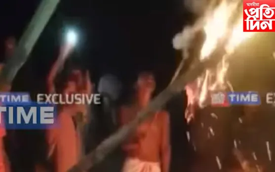 কাতি বিহুৰ নিশাই বিহপুৰীয়াত সোৱণশিৰিৰ তাণ্ডৱ...