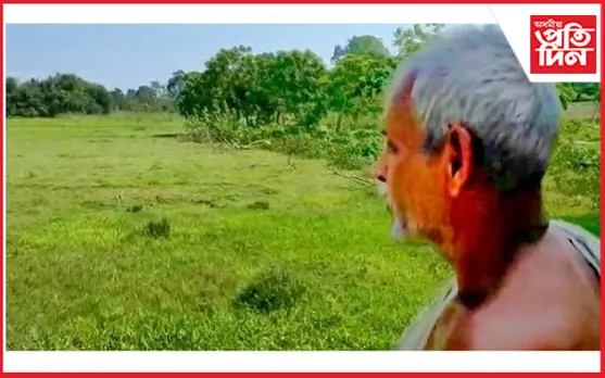 কাতি বিহু : চন পৰা কৃষিভূমিলৈ চাই চকুলো টুকিছে বজালীৰ কৃষকে...