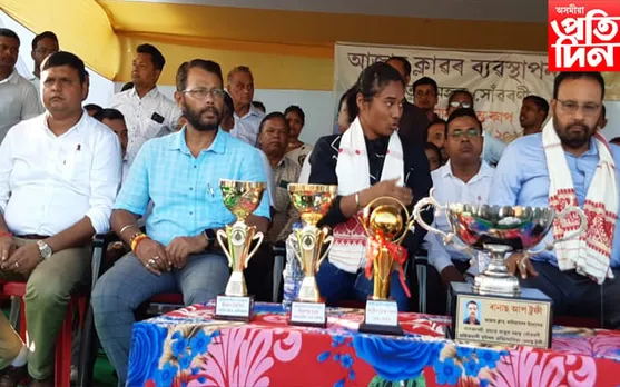 কলিয়াবৰত উপস্থিত অৰ্জুন হিমা দাস...