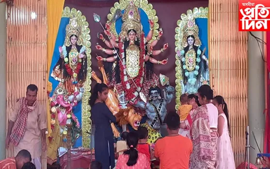 জোনাইত বিভিন্ন ঠাইত শাৰদীয় দুৰ্গোৎসৱৰ আয়োজন 