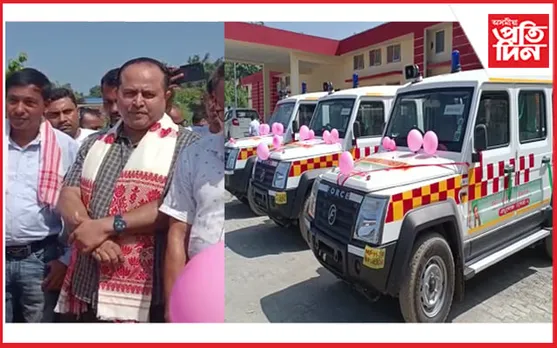 মানকাচৰত তিনিখনকৈ এম্বুলেন্স মুকলি কৰে বিধায়ক আমিনুল ইছলামে...