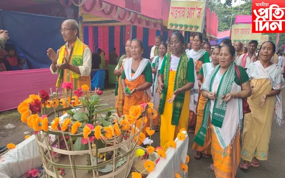 তামুলপুৰৰ কালাকুছি তেতেলিগুৰীত ৭৭ সংখ্যক লক্ষ্মী পূজা...