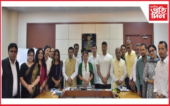 অসম চৰকাৰৰ বিভিন্ন উন্নয়নমূলক পদক্ষেপ সন্দৰ্ভত মন্ত্ৰী অজন্তা নেওগৰ বৈঠক... 