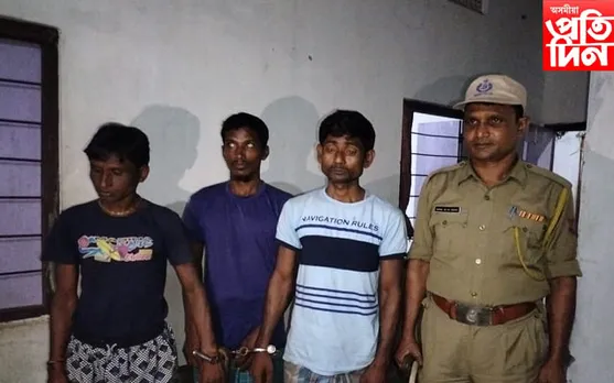 মানকাচাৰত আৰক্ষীৰ অভিযানত গ্ৰেপ্তাৰ চোৰাং গৰু সহ তিনি সৰবৰাহকাৰী...