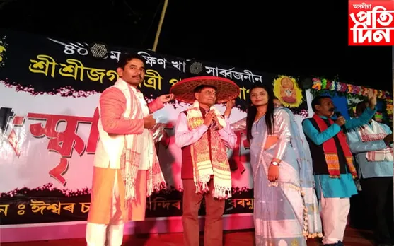 নলবাৰীৰ বৰমুৰিকোনাত ৪০ তম জগদ্ধাত্ৰী পূজা