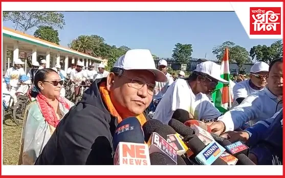 লাচিত দিৱস উপলক্ষে কোকৰাঝাৰত বৃহৎ চাইকেল ৰেলী...