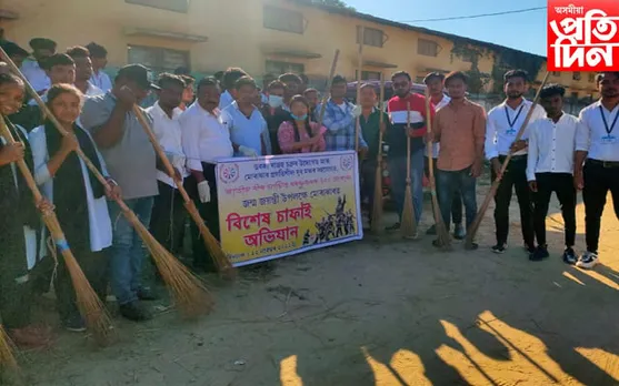 বীৰ লাচিত বৰফুকনৰ চাৰিশ বছৰীয়া জন্ম জয়ন্তী উপলক্ষে চাফাই অভিযান