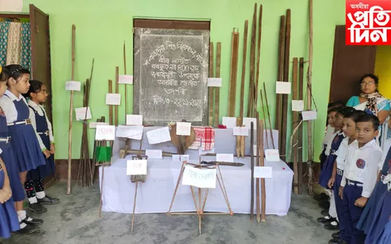 বটদ্ৰৱা শংকৰদেৱ শিশু নিকেতনত অসমীয়া হস্ততাঁত প্ৰদৰ্শনী...
