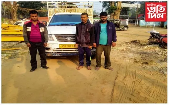 বকোত ৭ টা চোৰাং গো-ধন জব্দ,আটক ৩ সৰবৰাহকাৰী