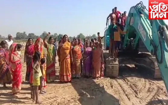 অবৈধ মাটি খননৰ বিৰুদ্ধে মঙলদৈত ওলাই আহিল জনতা...