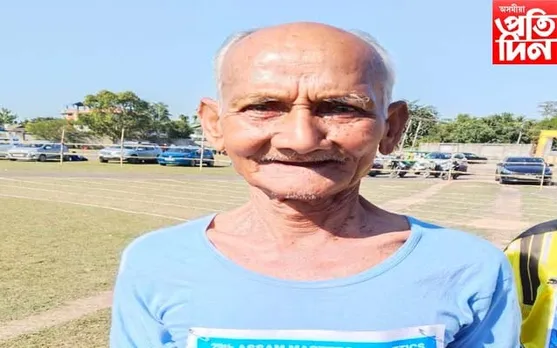 সদৌ অসম মাষ্টাৰ্ছ এথলেটিকচত,৯৫ ঊৰ্ধৰ ইন্দ্ৰেশ্বৰ দিহিঙীয়াৰ সাফল্য...