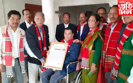 ড০ বিদ্যেশ্বৰ দলেক মিচিং আগম কেবাঙৰ 
সম্বৰ্ধনা...