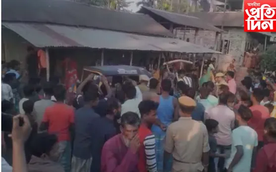 সোপা ধৰাৰ সন্দেহত মায়ঙত উত্তেজিত ৰাইজে ভাঙিলে এখন বাহন... 