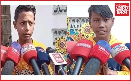 ১২ বছৰীয়া ছাত্ৰৰ অভিনৱ প্ৰয়াস,নিজ হাতে নিৰ্মাণ কৰি উলিয়াইছে সৰস্বতীৰ প্ৰতিমা...