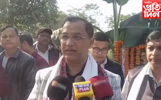 মৰঙিত বিধায়ক বিশ্বজিত ফুকনৰ কেইবা কোটি টকাৰ আঁচনিৰ শুভাৰম্ভ