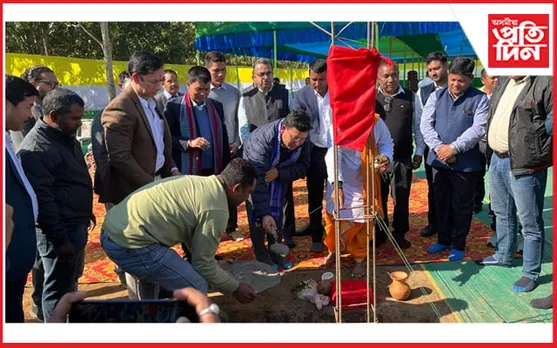 কোকৰাঝাৰত কাৰ্যবাহী সদস্য আৰু পাৰিষদ আৱাসৰ বিল্ডিং নিৰ্মাণৰ ভূমি পূজন সম্পন্ন...