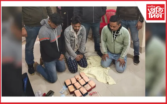 পুনৰ মহানগৰীত জব্দ বুজন পৰিমানৰ ড্ৰাগছ, আটক তিনি যুৱক..