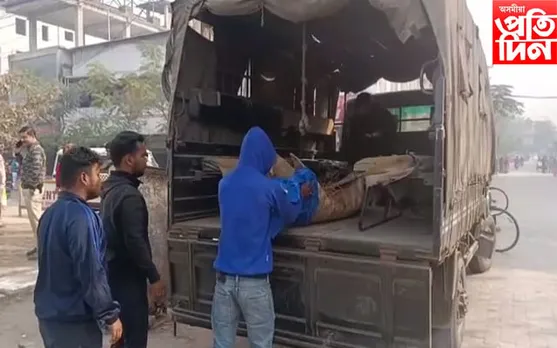 হাতত কেনুলা, ভৰিত বস্তাৰে বন্ধা অৱস্থাত উদ্ধাৰ মৃতদেহ...