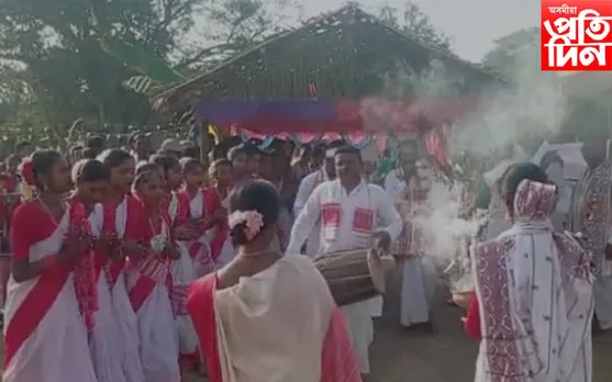 টুচু নৃত্য-গীতে মুখৰিত জামুগুৰিহাটৰ দীপোটোলা