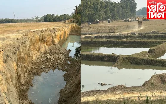 ভূ-মাফিয়াৰ সন্ত্ৰাস! মৰণফাণ্ডলৈ পৰিণত কৃষিভূমি
