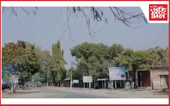 জামুগুৰিহাটত সৰ্বাত্মক বন্ধৰ প্ৰভাৱ