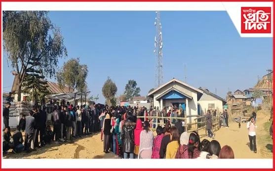 পুৱা সাত বজাৰ আৰম্ভ হৈছে নাগালেণ্ড বিধানসভা নিৰ্বাচনৰ ভোটগ্ৰহণ প্ৰক্ৰিয়া