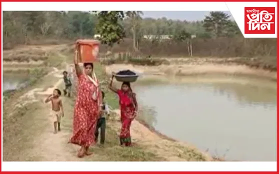 জল জীৱন আঁচনিৰ পৰা বঞ্চিত পশ্চিম লামডিঙৰ এটা বৃহওৰ অঞ্চল