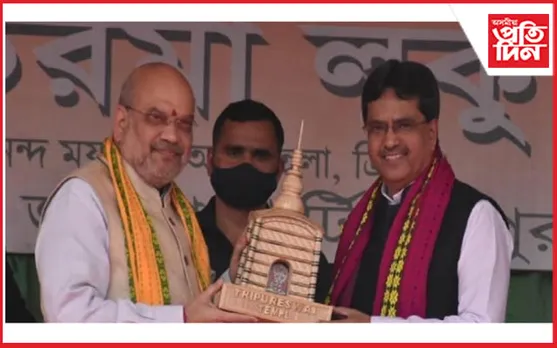 বিৰোধী বিহীন ত্ৰিপুৰা চৰকাৰৰ আশাত বন্দী মুখ্যমন্ত্ৰী মানিক সাহা