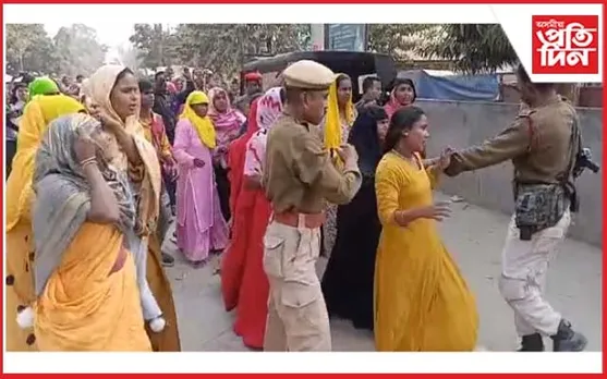 মায়ং থানাত উত্তপ্ত পৰিস্থিতি, আৰক্ষীৰে টনা-আজোৰা একাংশ মহিলাৰ
