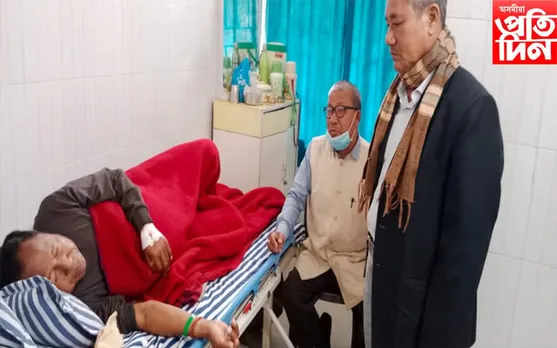  তৰেন বড়োৰ স্বাস্থ্যৰ বুজ ল'লে খিলঞ্জীয়া জনজাতীয় সাহিত্য সভাৰ সদস্যই