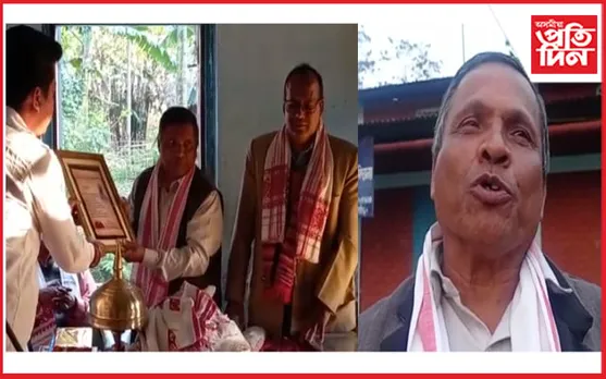 জীৱনৰ ২৮টা বছৰে বিনাবেতনে অৱসৰগ্ৰহণ শিক্ষক খৰ্গেশ্বৰ নেওগৰ 